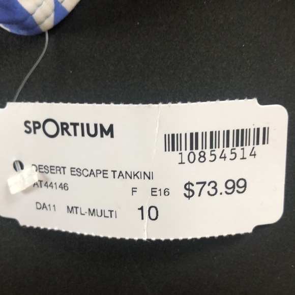 Athena desert escape tankini swimwear top - Picture 10 of 10